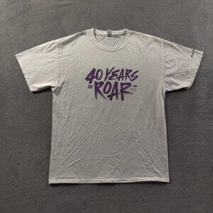 Sacramento Kings Shirt Mens Large White 40 Years Roar Basketball NBA Sports